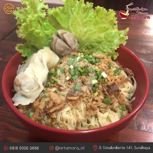 Beef Mie menu Artamara Pangsit Mie & Dimsun, Siwalankerto