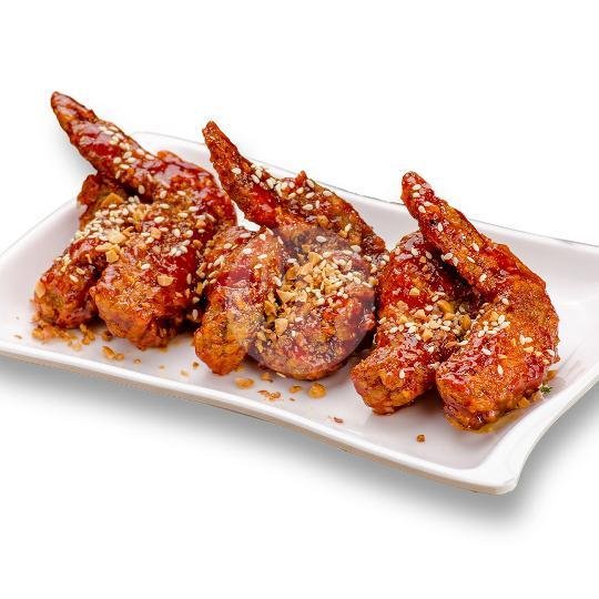 Pop Corn Chicken & Mushroom menu Happy Day, Juanda