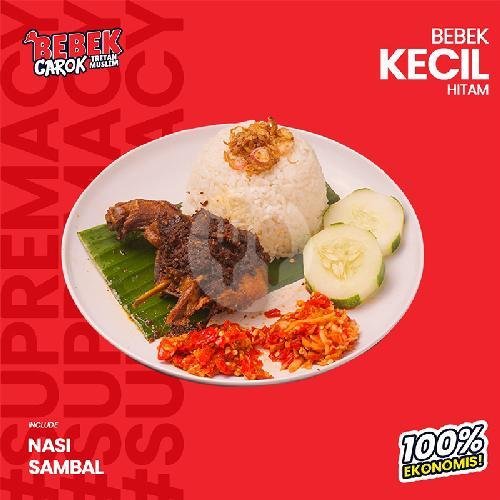 Ayam Kampung Bumbu Hitam menu Bebek Carok, Kediri