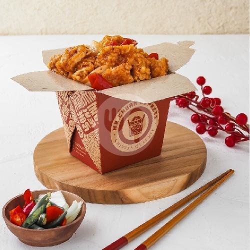RICE BOX AYAM SAUS SINGAPURA menu Mr Chuan, The Park