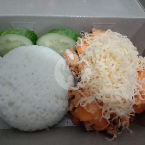 Nasi Ayam Geprek Kobis menu Ayam Geprek & Salad Buah Simple Food, Pramuka