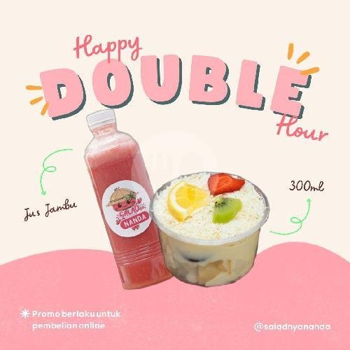 Ice Boba Squeeze menu Salad Buah Nanda, Banjarsari