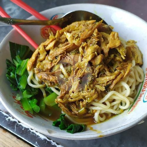 Mie Ayam Saja menu Baso Restorja Mas Min, Gandapura