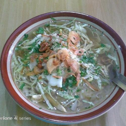 Paket 3 (soto Daging + Nasi + Esteh) menu Soto Lamongan Cak Yu