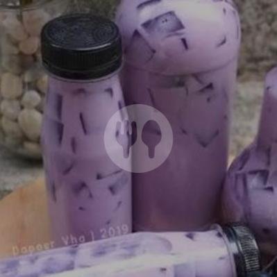 Susu Jelly Rasa Taro menu Topokki NF, Pasir Honje