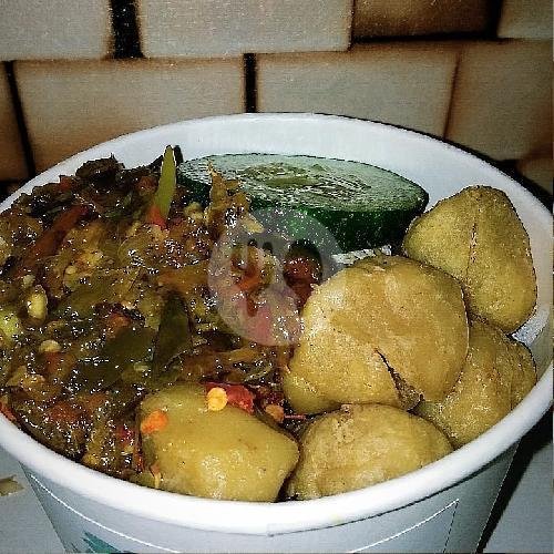 Nasi Geprek + Bakso Sambal Matah menu Ayam Geprek Nge-He, Krembangan