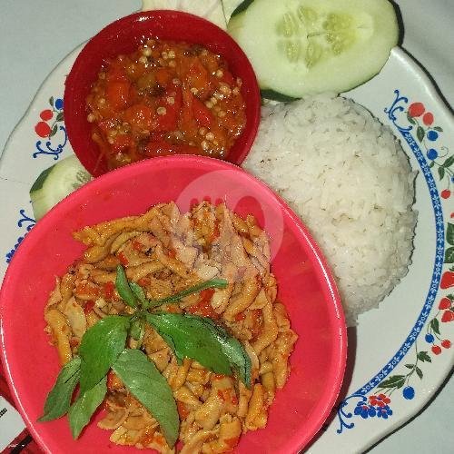 Nasi Krengseng Kepala Ceker menu Warung Geprek Bu Retno, Pemandian