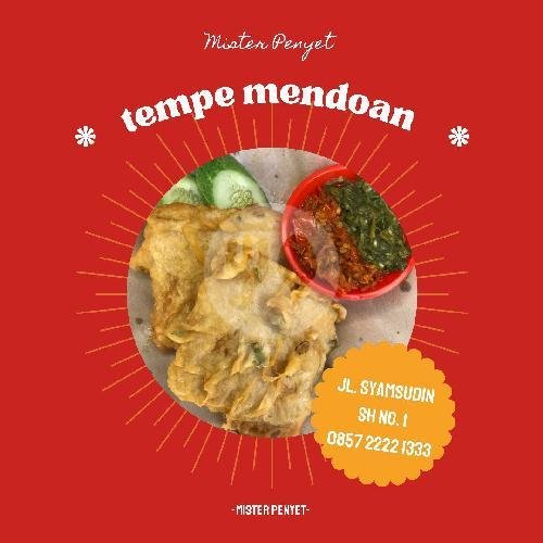 Nasi Putih menu Mister Penyet, Syamsudin