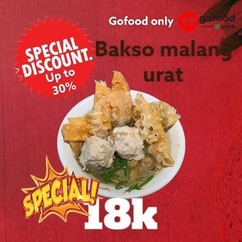 MINIMAL ORDER 120K GRATIS menu Bakso Bakwan Malang Asli Pak Giman