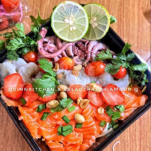 Udang Mangga/Pepaya Salad menu Quinn Kitchen x SaladThai By Amour Q, Kelapa Gading