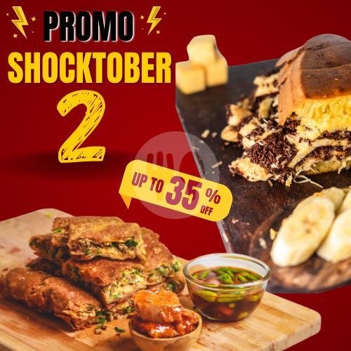 Martabak Manis Kombinasi (Pilih sendiri kombinasimu) menu Martabak Borneo, Cipete