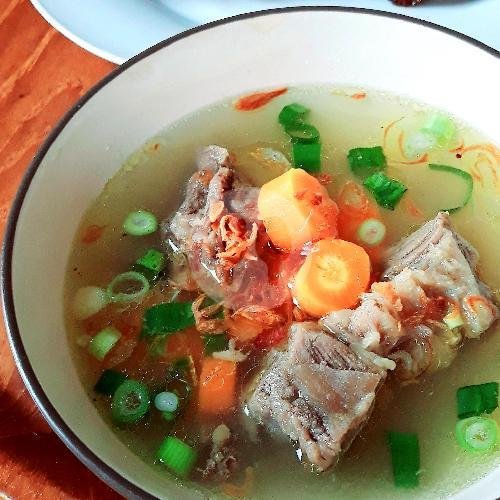 Sop Iga Sapi menu Ayam Bakar Win Net, Bangka 1