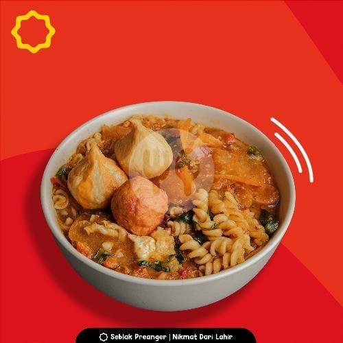 Mie Gondang Gandung menu Seblak Preanger Menur Pumpungan, Jl. Nginden Semolo No. 20