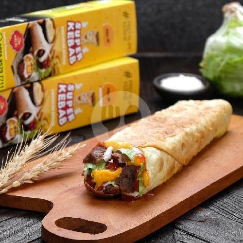 Keju Slice menu Super Kebab, H. Kelik