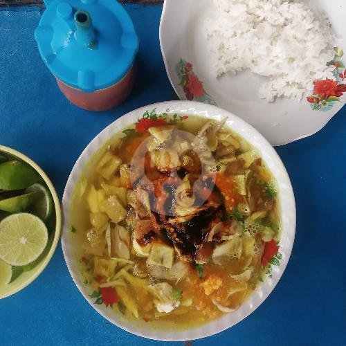 Soto ayam+Kepala Leher. menu Soto Ayam Ceker Seroja, Bekasi Utara
