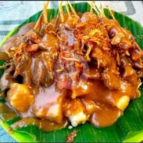 20 Tusuk Sate Daging Sapi Tanpa Ketupat menu Sate Padang Minang Piaman Lapangan Bola, Pasar Pengampuan Kebon Jeruk