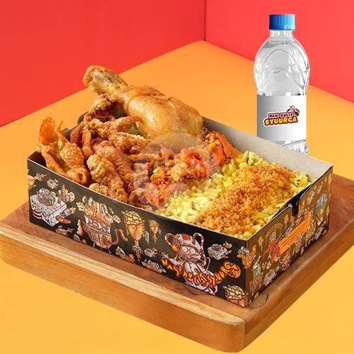 Bumbu Madura 1 + Aqua menu Nasi Kulit Syuurga, Magelang