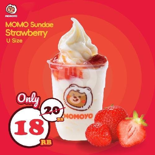 MOMO Sundae Mango menu Momoyo Ice Cream, Fruit Tea & Coffee, Kapas Krampung