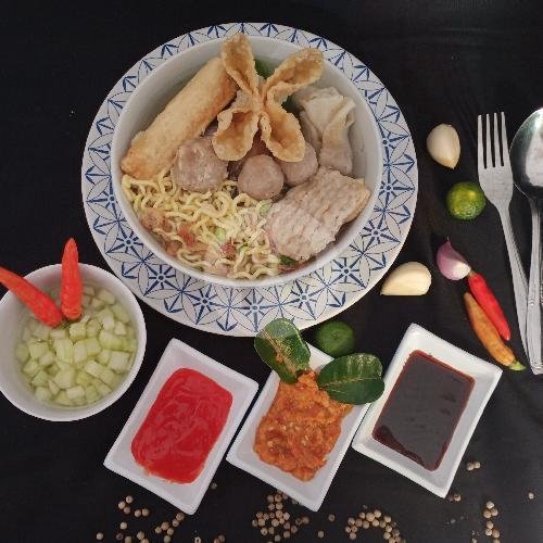 Bakso Malang Komplit menu Bakso Malang Pandu, Ruko Syailendra