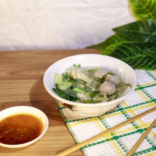 Kerupuk Aci menu Mie Baso Budi Jaya, Taman Kopo Indah