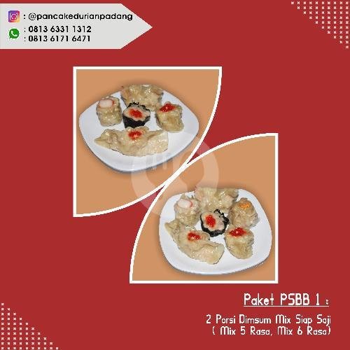 Paket Hemat Dimsum Mix 1 menu Pancake Durian dan Dimsum, Solok 4