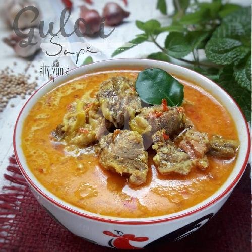 Nasi Tahu Tempe Penyet Lalapan menu Depot Gule Daging Pak Mat, Pakal