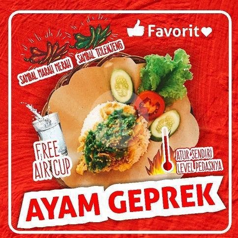 Combo Ayam Geprek 3pilihan Dada.paha Bawah.paha Atas.sayap menu Ayam Geprek Tolenjeng Dapur Westhoff, Westhoff