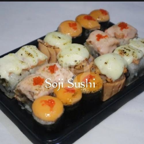 MOZAIK PLATTER 15PCS menu Soji Sushi, Kayuringin Jaya