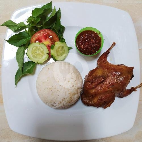 Nasi + Puyuh + Es Teh/Teh Panas menu Pondok Makan Cipta Rasa, Tunggulmogo