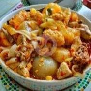 Mie Goreng Ayam Geprek Bakar Telur menu Ayam Geprek & Seblak Ambu, Karasak