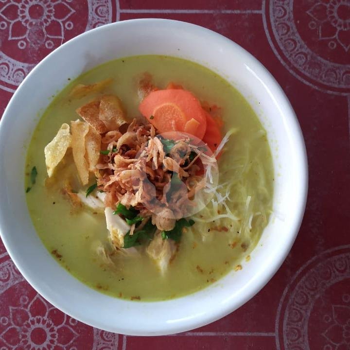 Kare Komplit Ayam menu Soto Kwali Bu Rini, Kartasura