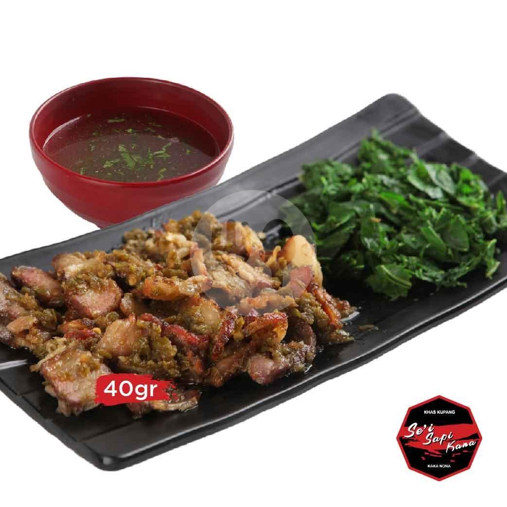 Sei Sapi Sambal Lada Hitam Small menu Sei Sapi Kana, Cirebon