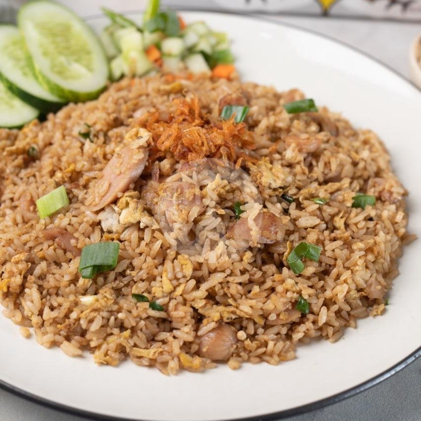 Nasi Goreng Mawut menu Nasi Goreng Laki Bini, Pekayon
