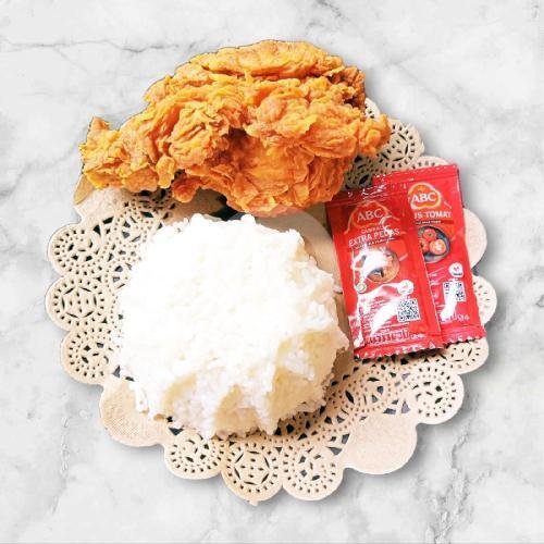 Double Chicken Steak Crispy+Es Teh menu Super Steak Jangli, Kesatrian