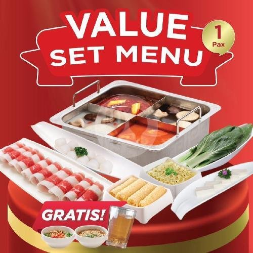 Value Set Menu (1 Person) menu Haidilao Hotpot, PTC