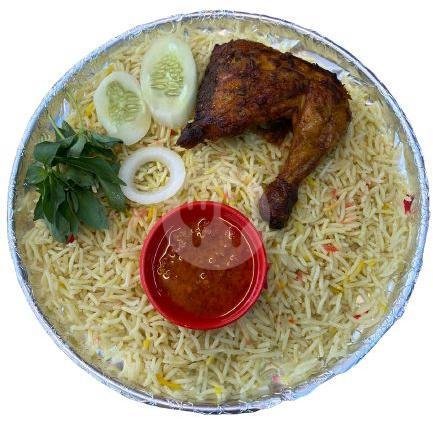 Nasi Kebuli + 1 pcs Ayam menu Ayam Guling AL-Bismi Kalibata City
