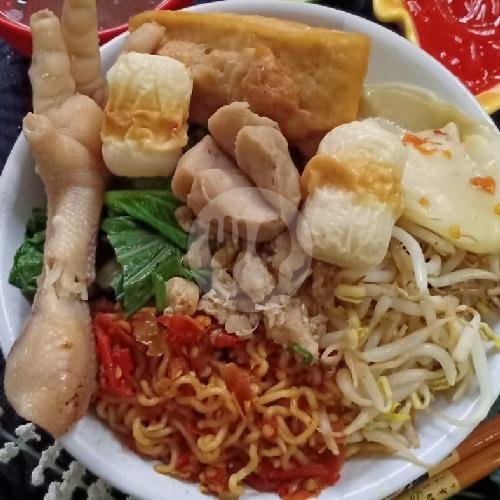 Mie Bangka Polos. (Halal) menu Mie Ayam Bangka GP & Coffee, Tebet