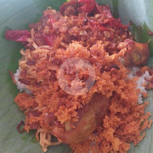 Pongset Rendang Kremes menu Geprek Pongset Ali Belpas, Branjangan