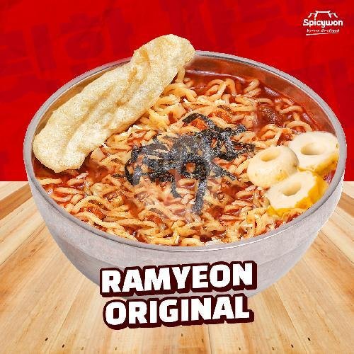 Ramyeon Beef Bulgogi menu Spicywon Korean Streetfood, Cikutra