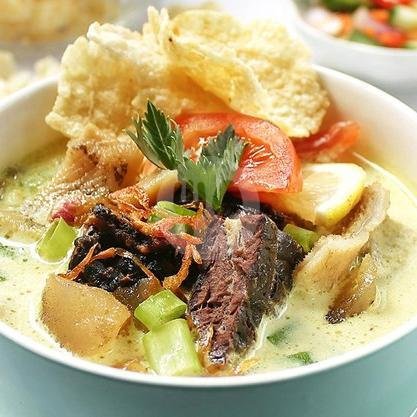 Soto Betawi + Nasi menu Gado-Gado Babeh Azis, Cikini