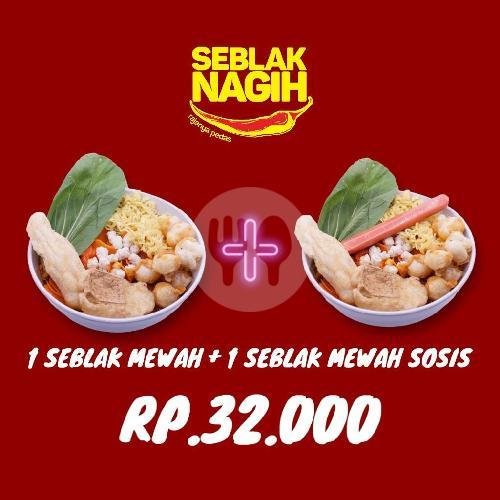 Double Seblak Mewah Dumpling Cheese menu Seblak Nagih, Gedongkuning