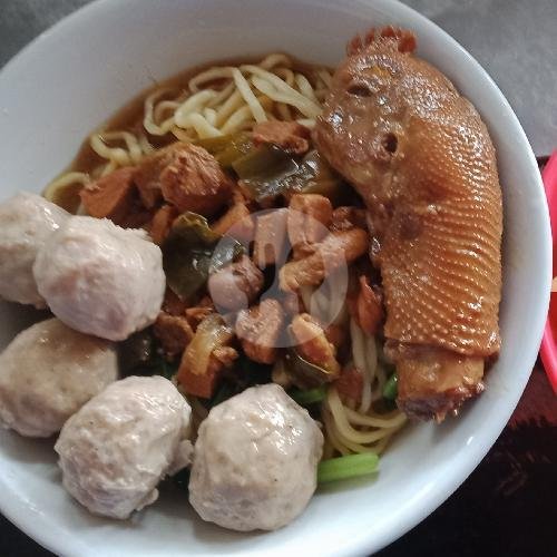 Mie Ayam Baso Daging menu Mie Ayam Ceker Resik, Ngaweng