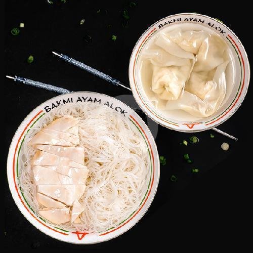 Bihun Ayam Bakso Sapi 1 porsi menu Bakmi Ayam Alok, Kelapa Gading