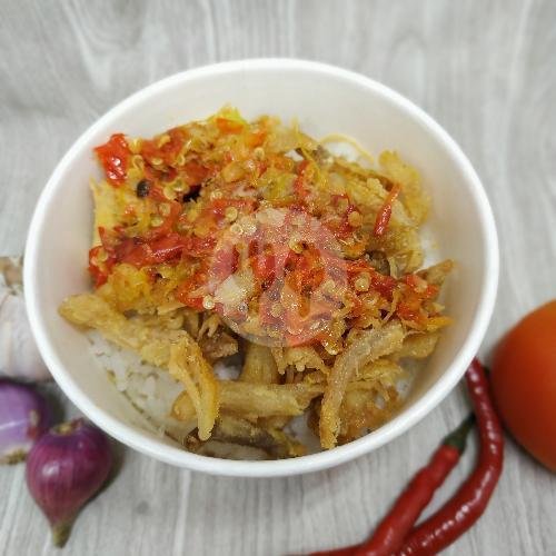 Ricebowl Kuning Ayam Geprek menu Tekmigo Rice Bowl (Nasi Kuning & Nasi Uduk), Bintaro