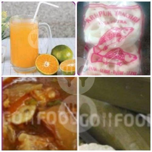 Lontong menu Kikil Sapi Pak Madekan, Taman