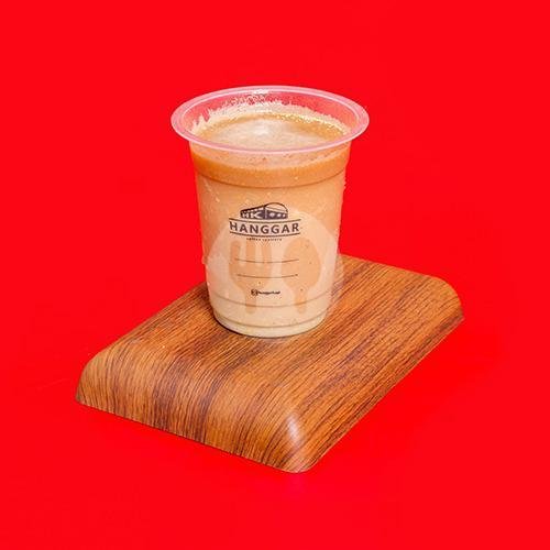 Hot Cappuccino menu Hanggar Kopi, Condet