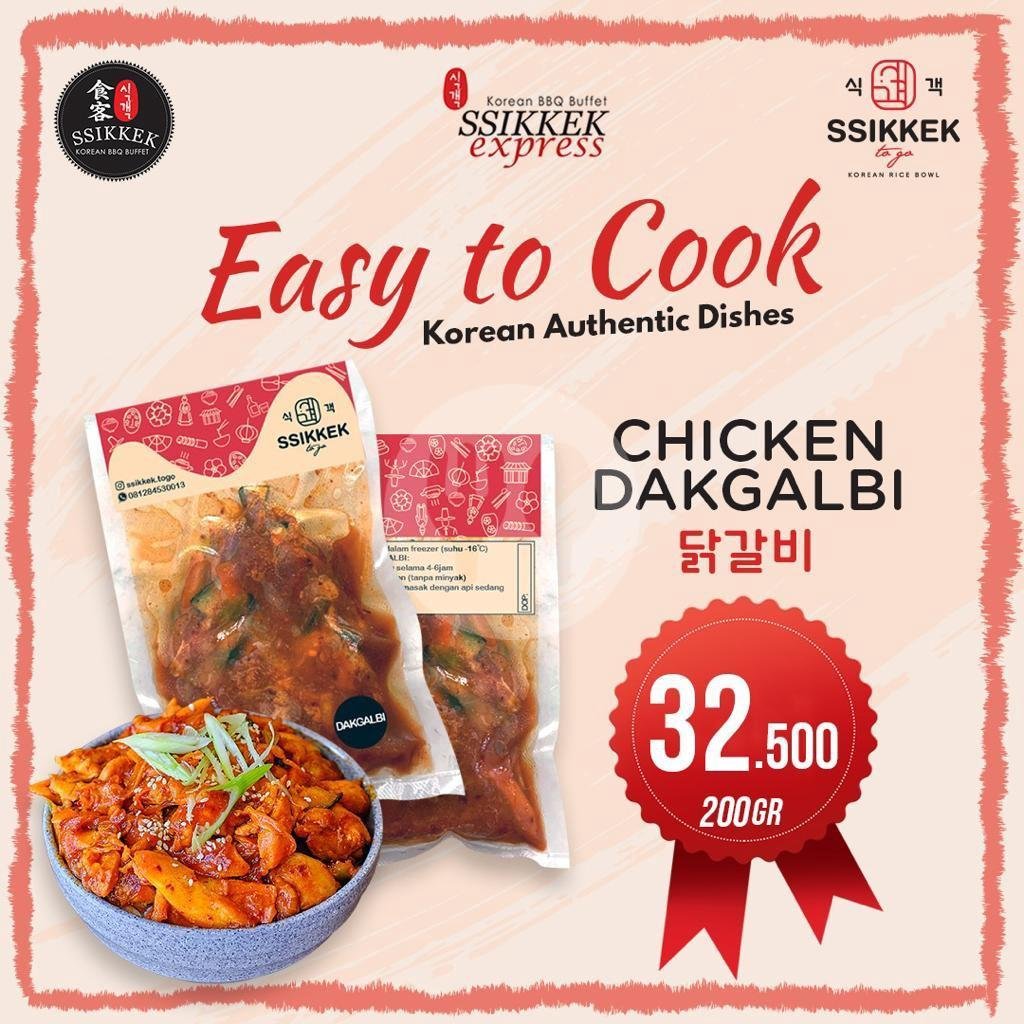 Frozen Dakgalbi (Spicy Chicken) menu Ssikkek Korean BBQ, Sunter