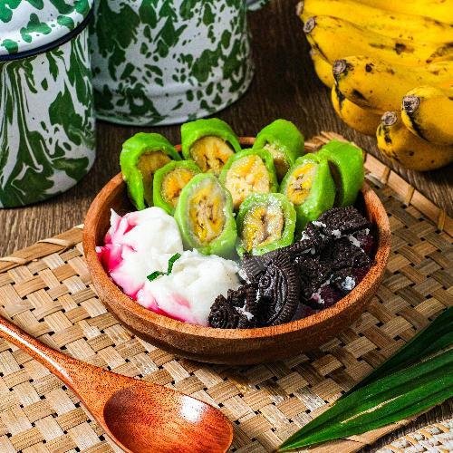 Pisang Ijo Jagung Nangka menu Pisang Ijo Mertua, Tebet