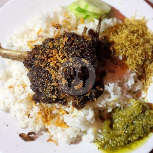 Nasi Bebek Bumbu Hitam Dan Sambal Ijo menu Nasi Bebek Injay