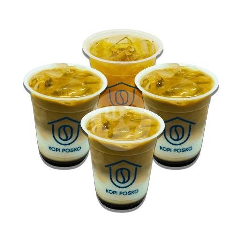 3 KOPI SUSU KENTEL FREE 1 ICE TEA menu Kopi Posko, CIlandak Timur